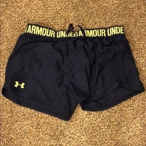 under armour shorts !